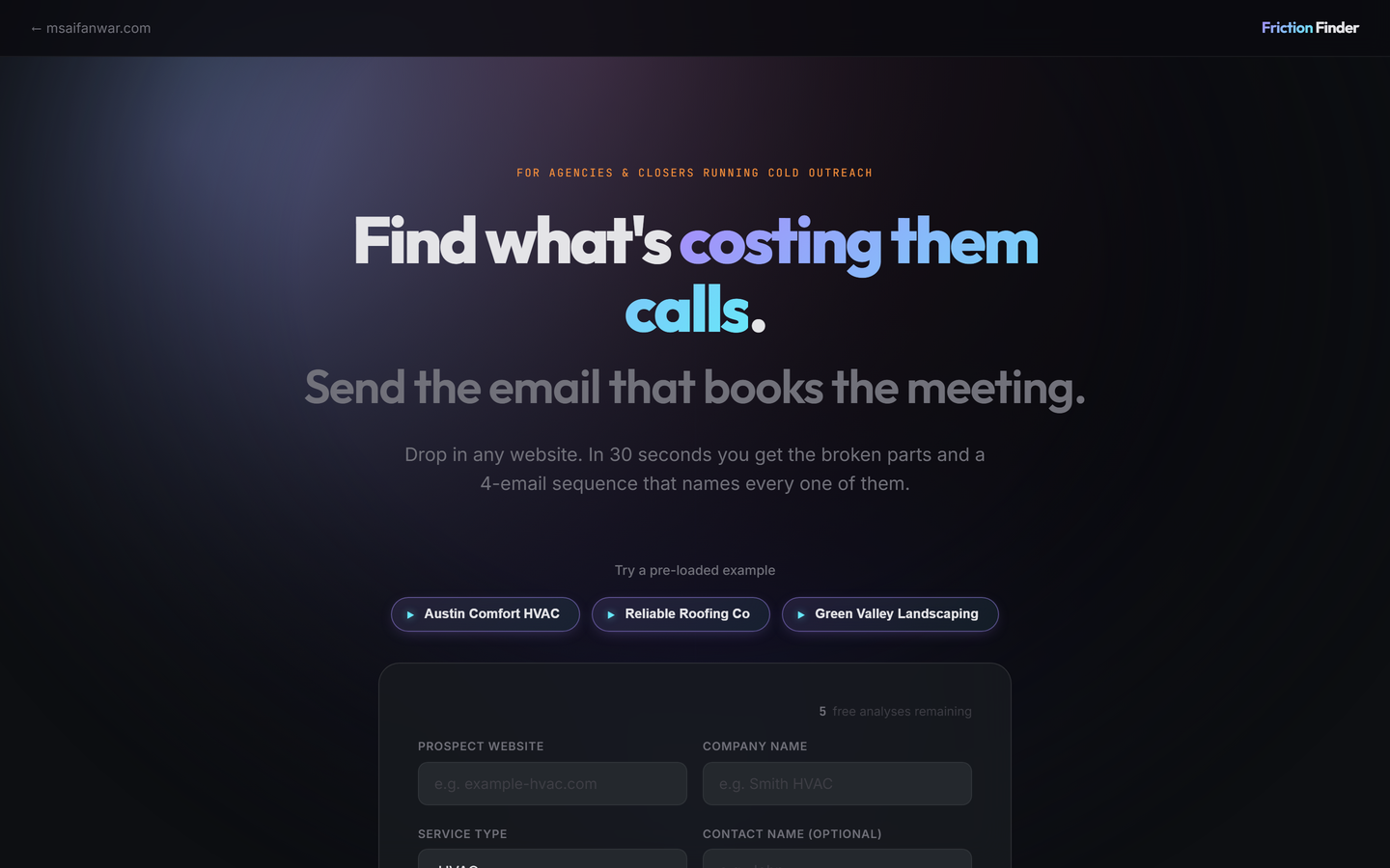 Outreach Engine screenshot